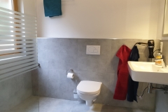 Apartment A - Badezimmer mit Dusche & WC (erneuert 2021)/ Bathroom with XXL Shower & toilet (renewed 2021)